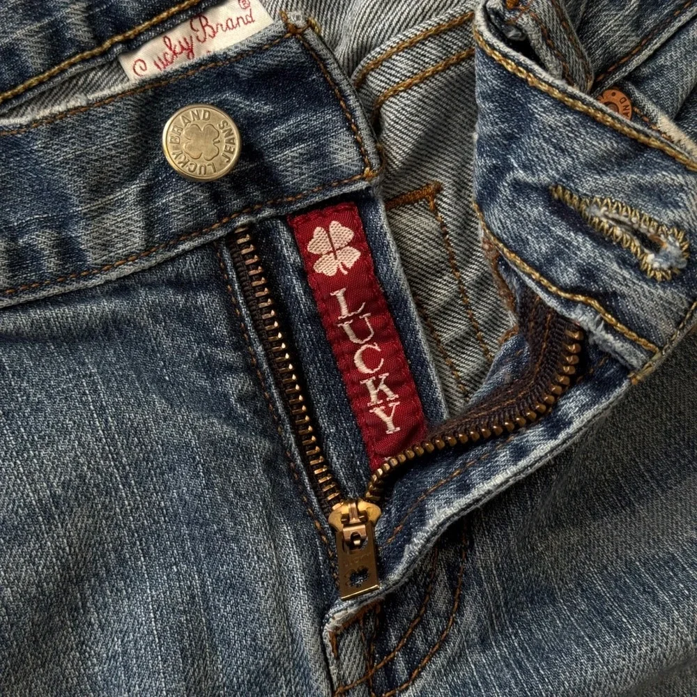 Vintage Lucky Brand Red Label Dungarees Relaxed Fit Denim Mexico Size 31x32